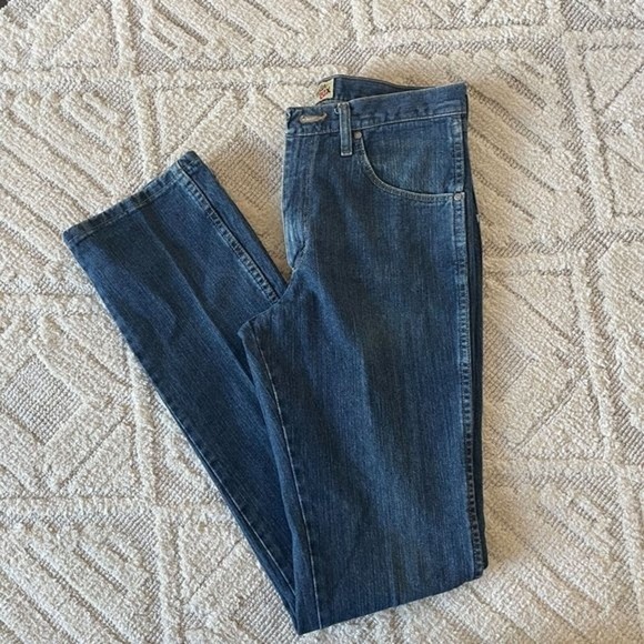 Wrangler Men’s 20X Slim Straight Denim Jeans Tall Size 31x38 - Picture 9 of 9